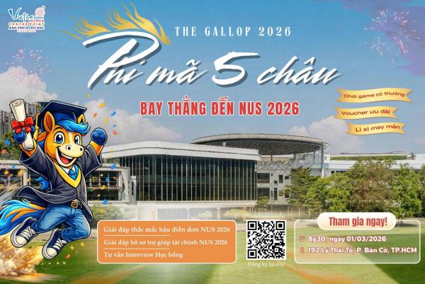 1/3 Phi mã 5 Châu - Bay thẳng đến NUS 2026