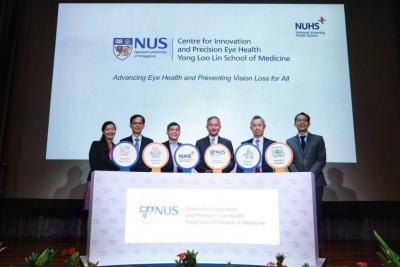 Trường Y NUS Yong Loo Lin và Hệ thống Y tế ĐH Quốc gia ra mắt trung tâm sáng tạo và sức khỏe mắt