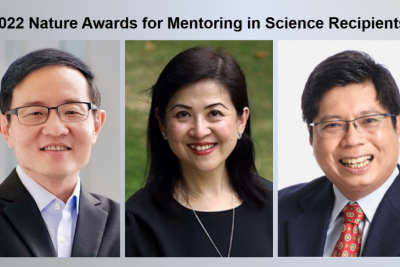 Ba Giáo sư của NUS đã nhận được Giải thưởng Nature năm 2022 về Cố vấn Khoa học