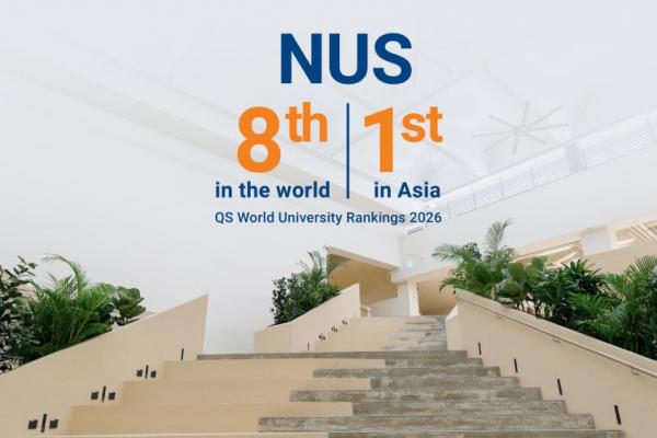 NUS tiếp tục xếp hạng thứ tám trên thế giới theo bảng xếp hạng QS năm 2026