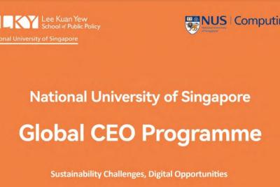 Trường NUS Computing và trường Chính sách Công Lee Kuan Yew ra mắt chương trình Global CEO