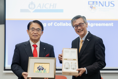 NUS thúc đẩy quan hệ trong lĩnh vực khởi nghiệp kinh doanh với tỉnh Aichi Nhật Bản