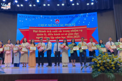 Ngày 16/9/2025 Hợp Điểm vinh dự nhận giấy khen của Sở GD&ĐT TP.HCM