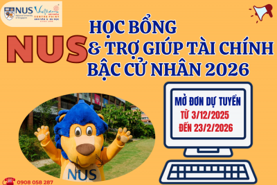 Tin nóng NUS mở đơn dự tuyển học bổng và du học từ 3/12/2025