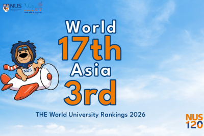 NUS xếp hạng 17 trong bảng xếp hạng Times Higher Education 2026