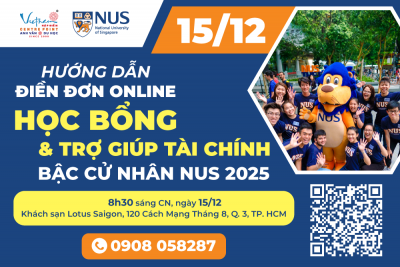 15/12: Hợp Điểm hướng dẫn điền đơn online NUS buổi đầu tiên tại TP.HCM